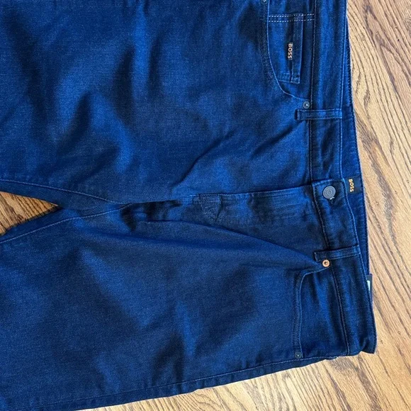 Boss Men's Dark Blue Jeans